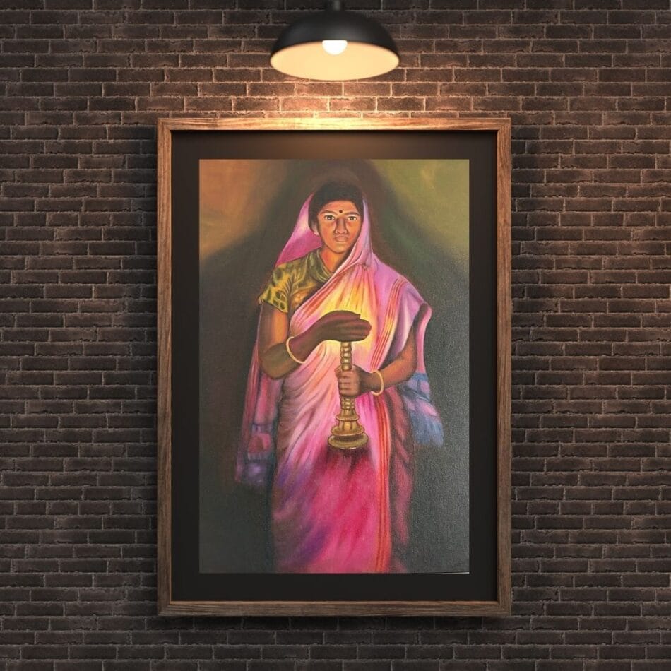 Lady with a lamp